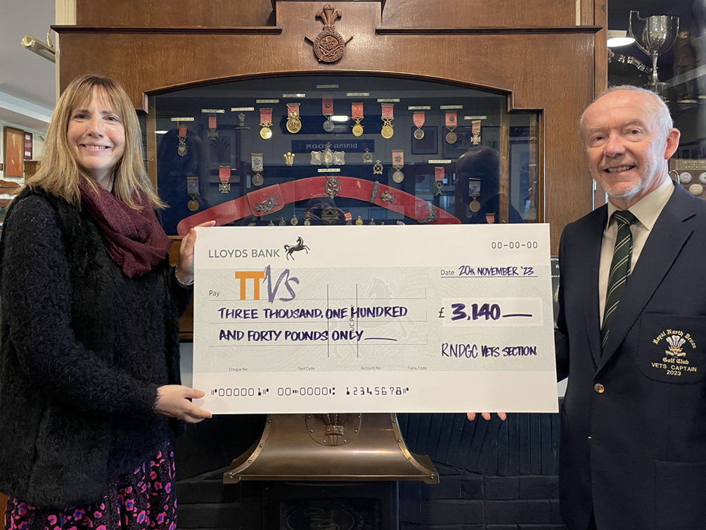 Veterans Charity 2023 raises £3140 for TTVS