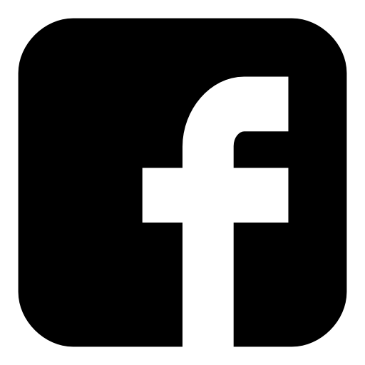 image black facebook logo png 26