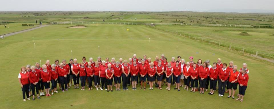 The Ladies 150th in red